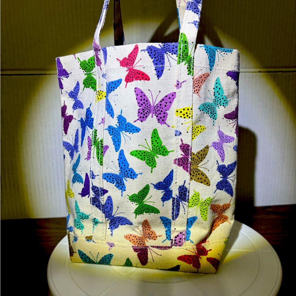 Bitterfly Tote Bag 9.5” H x 7.5 w